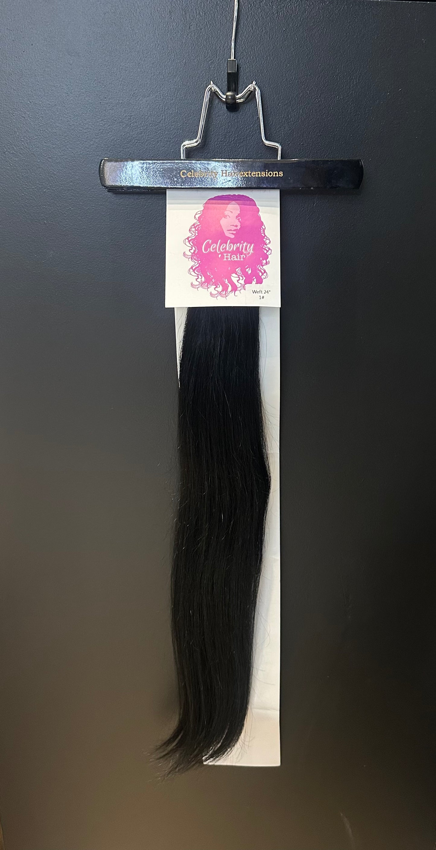 Celebrity Hair Weft - Black #1
